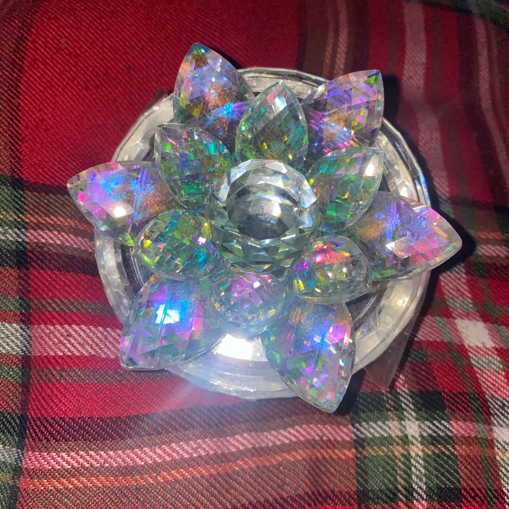 Crystal Flower Trinket Holder - Picture 2 of 2